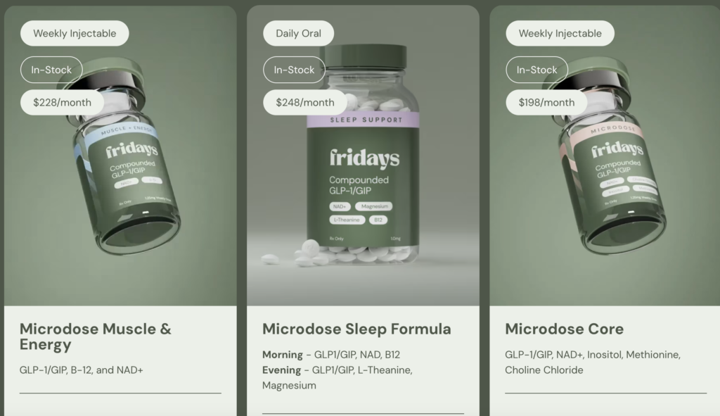 Friday's GLP-1 Microdose Program